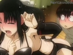 Unusual black unmentionables on high a hentai rag girl