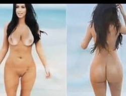 Hottest Famousness Milf Alive Kim Kardashian Nude